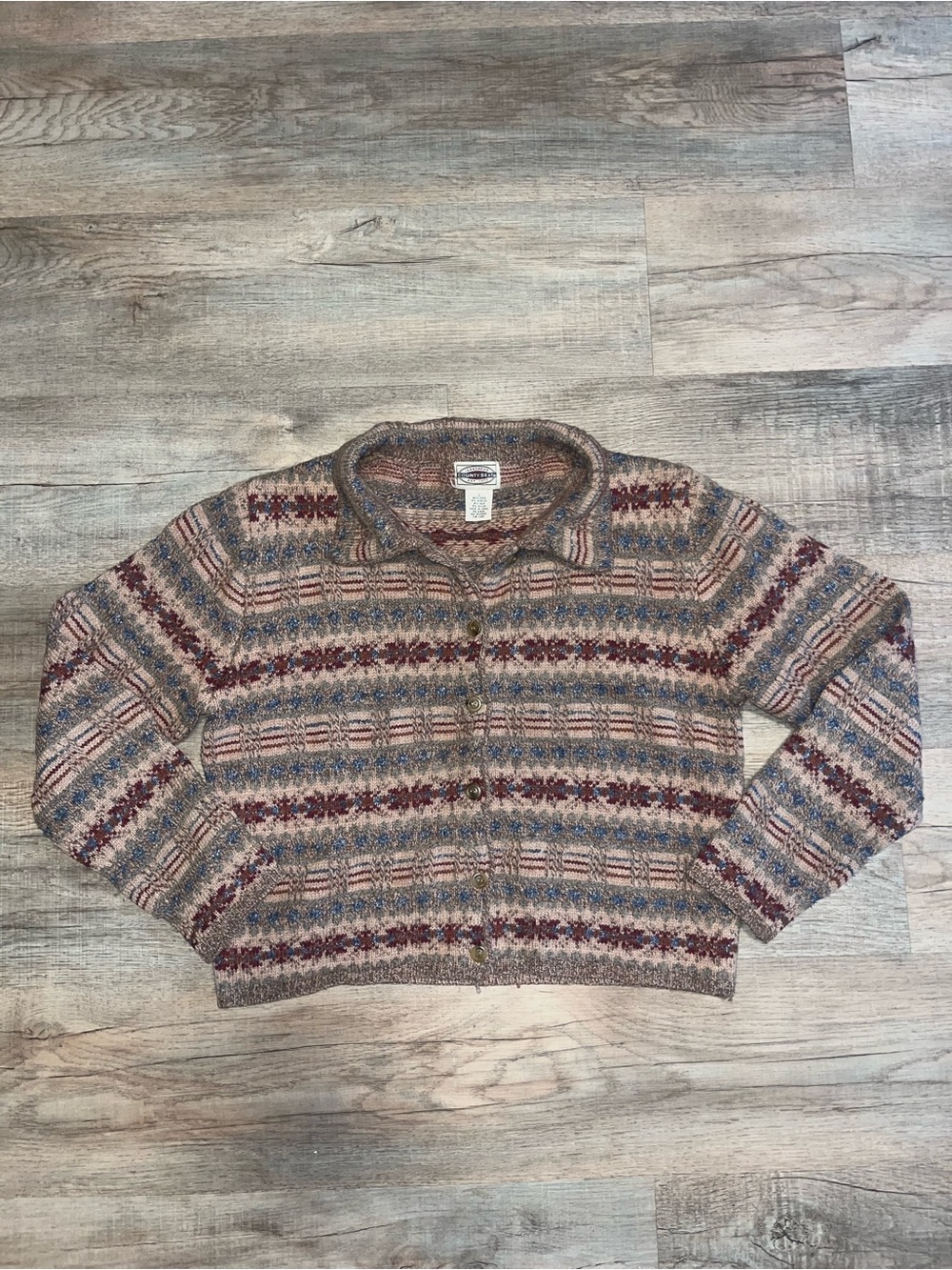 Wool Vintage Style Cardigan size Large